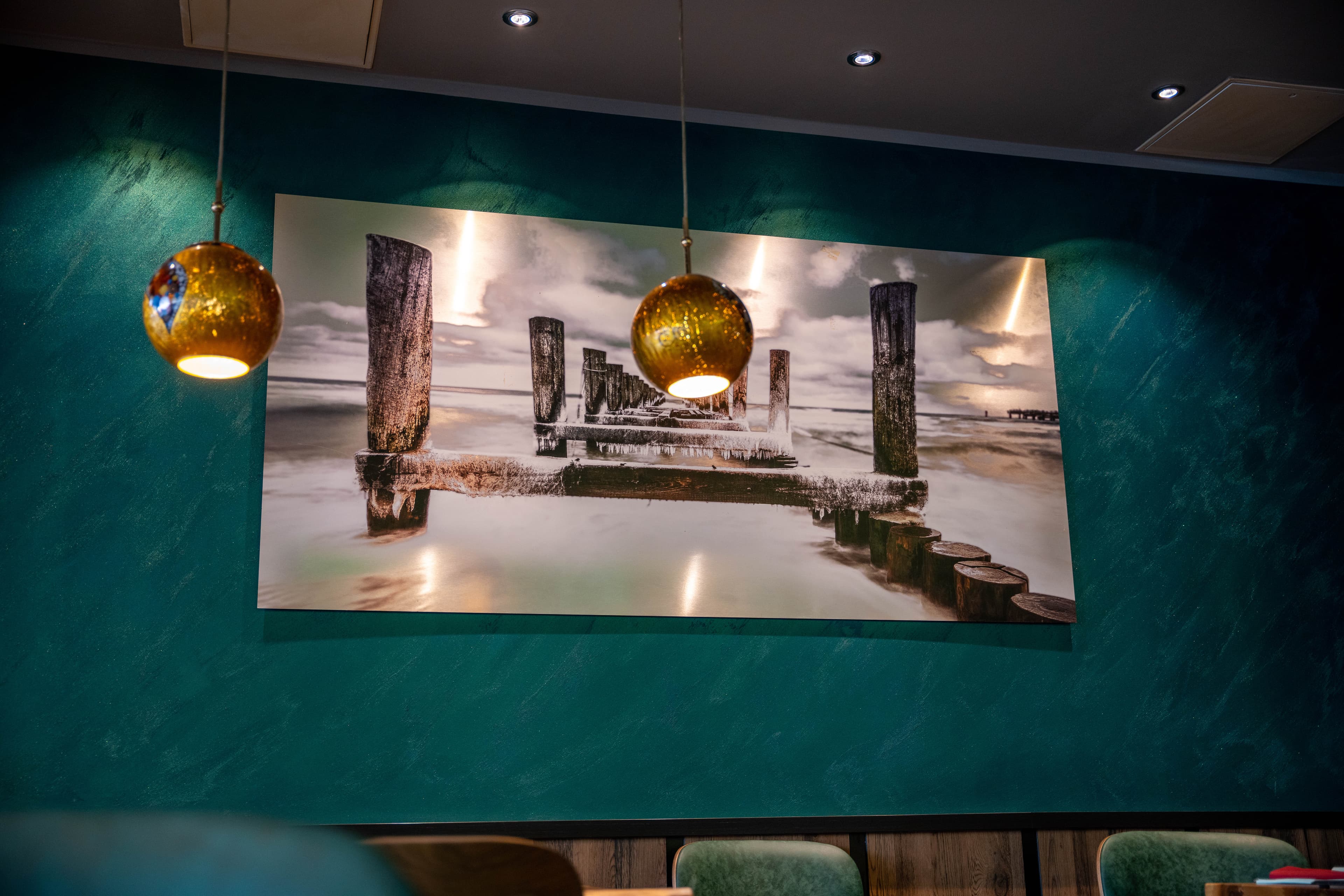 Gemütliche Restaurant-Atmosphäre